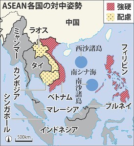 中国の南シナ海進出けん制…日中防衛相会談