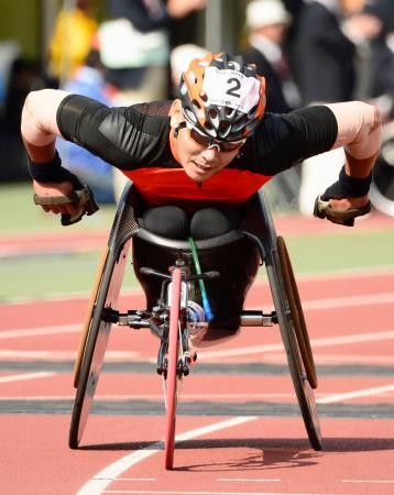 車いすマラソン山本がリオパラに 大分国際で日本勢最高の２位