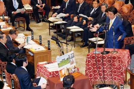 安倍首相：「代執行は適切」 辺野古移設に意欲 閉会中審査