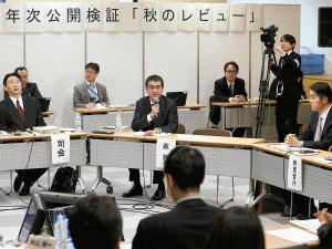 行政の無駄、公開検証…原子力など５５事業 2015年11月11日 15時39分