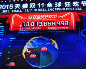 中国、激安ネット商戦は活況 11月11日は「独身の日」
