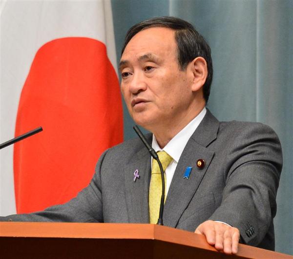 菅官房長官「不退転で対応」 「もんじゅ」規制委勧告で