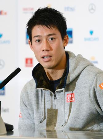 錦織「挑戦者の気持ち」 １５日のＡＴＰファイナル初戦でジョコビッチと対戦