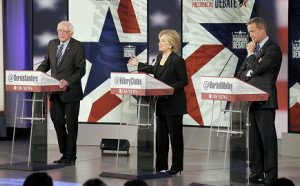米大統領選の民主党討論会も同時テロめぐり論戦 2015年11月15日 18時32分