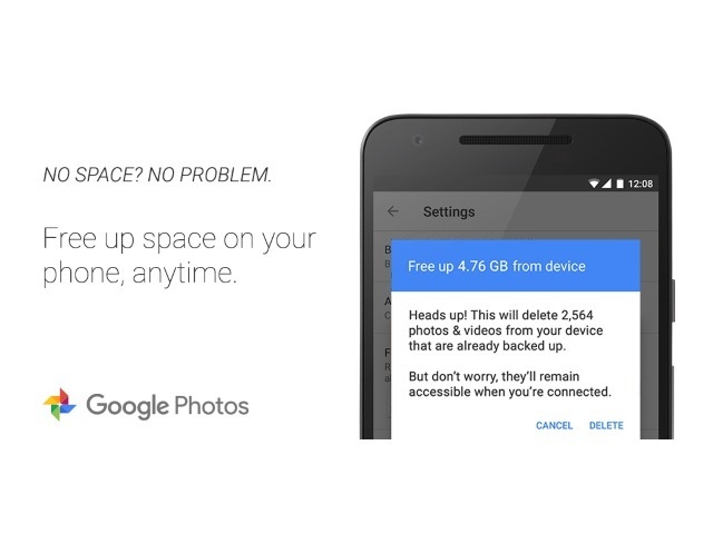 「Google Photos」、1回のタップで端末に空きスペース--バックアップ作成済みの写真を削除