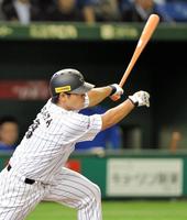 侍Ｊ 平田の適時打で韓国相手に先制！