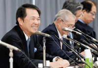 大型計画の推進が課題…大商新会頭の尾崎氏会見 2015年11月21日