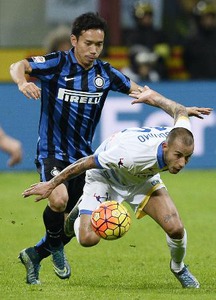 サッカー＝インテルが単独首位、長友は後半途中までプレー