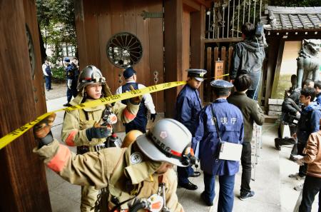 靖国神社トイレで爆発音＝けが人なし—東京