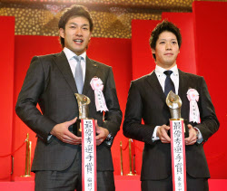 大谷、山田、川端が３冠／ＮＰＢアワード写真特集