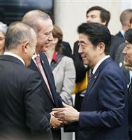安倍首相 トルコ大統領と会話 「私にできることあれば、プーチン氏に伝達する」