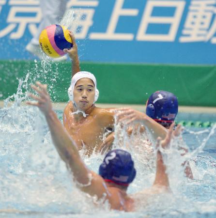 水球男子代表、米国に惜敗 五輪予選へ強化試合