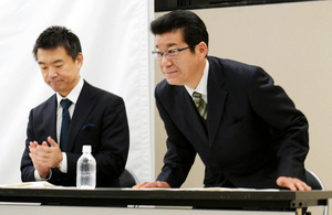 橋下氏「参院選が勝負。憲法改正したい」