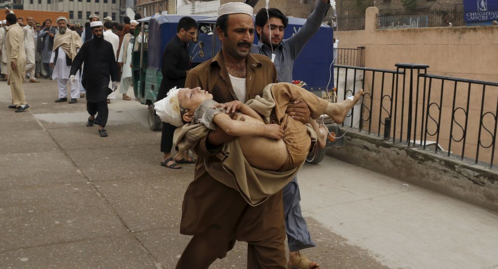 パキスタンの市場で爆発、１０人死亡