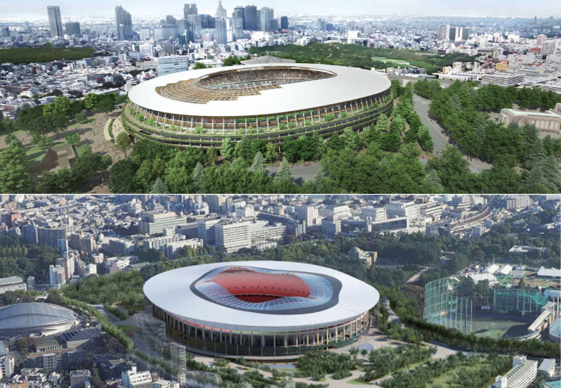 新国立、計画案公表 「狭き門」似通う２案 費用・工期、審査のカギに