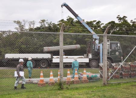 用地一部返還で工事開始＝普天間東端部、巡回道路を移設－沖縄防衛局