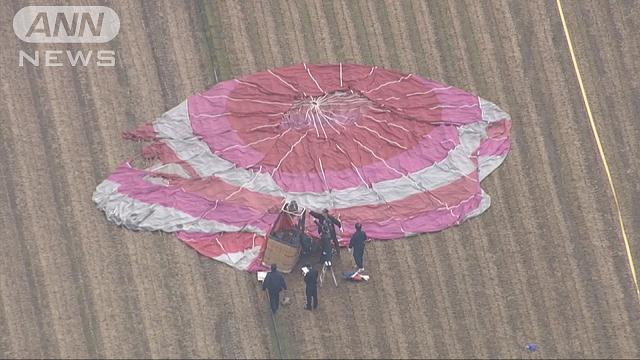 熱気球１機墜落、２人負傷＝大会中に接触－佐賀・神埼
