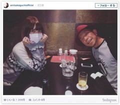 坂口杏里、元カレ小峠と二人きりの忘年会 2ショット写真を披露