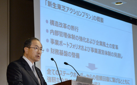 東芝、家電大幅縮小…最大赤字で７８００人削減 2015年12月21日 22時31分
