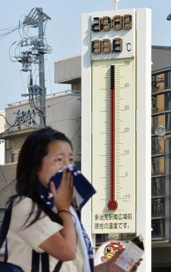 世界も暑かった 年平均最高