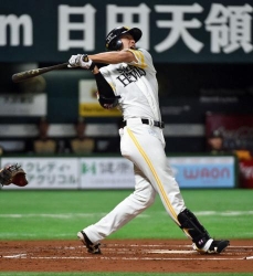 ソフトバンク柳田、３倍増の２億7000万円で更改