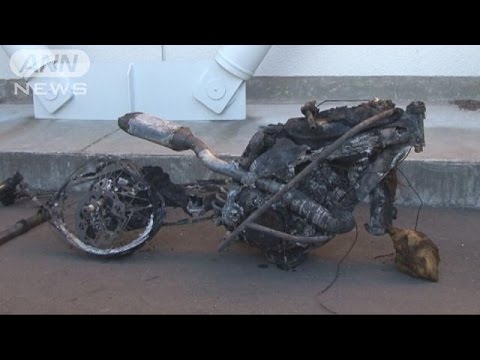 モトクロス練習場で転倒バイク出火、３５歳焼死
