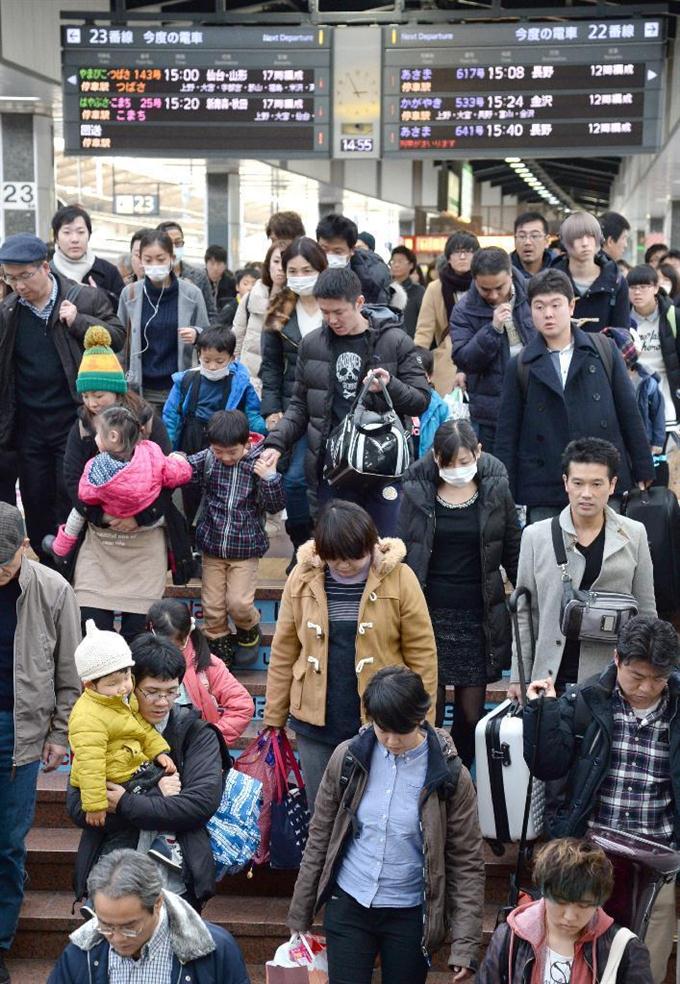 Uターンラッシュがピーク(鹿児島県)