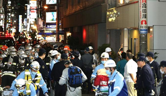 居酒屋で爆発、５人けが 大阪・北新地