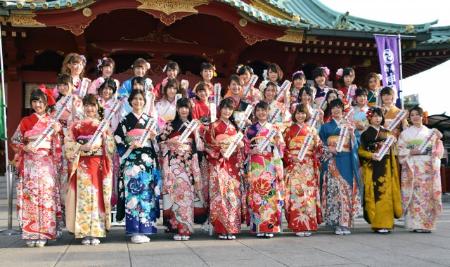 入山開花誓う ＡＫＢグループ過去最多32人成人式