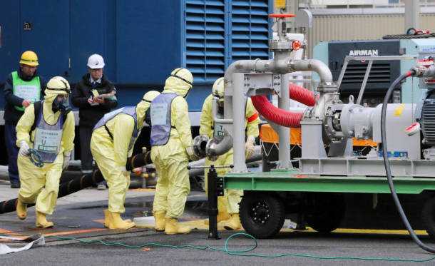 再稼働控え“重大事故”訓練 福井・高浜原発