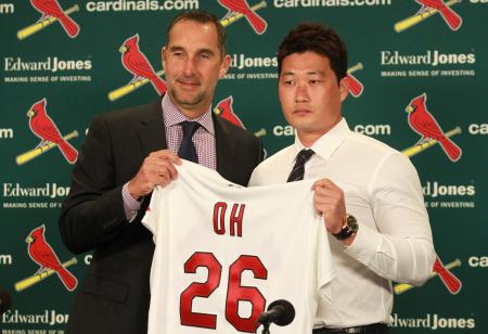 呉昇桓、カージナルスとのメジャー契約で合意