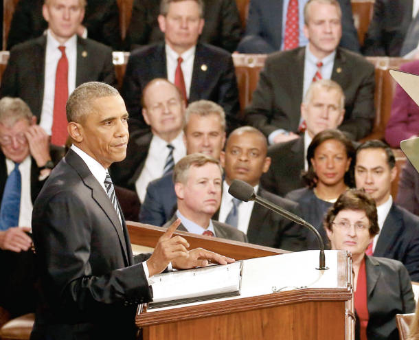 オバマ大統領、最後の一般教書演説で楽観的な展望