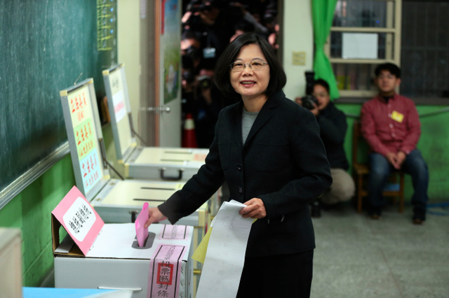 台湾総統選 中国共産党系新聞は小さな扱い