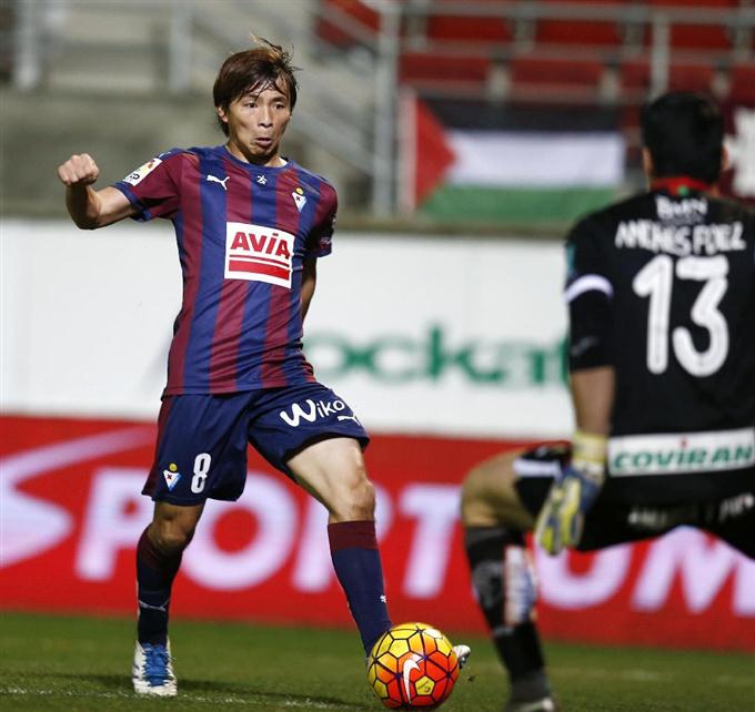 サッカー＝エイバル快勝、乾が2試合連続ゴール