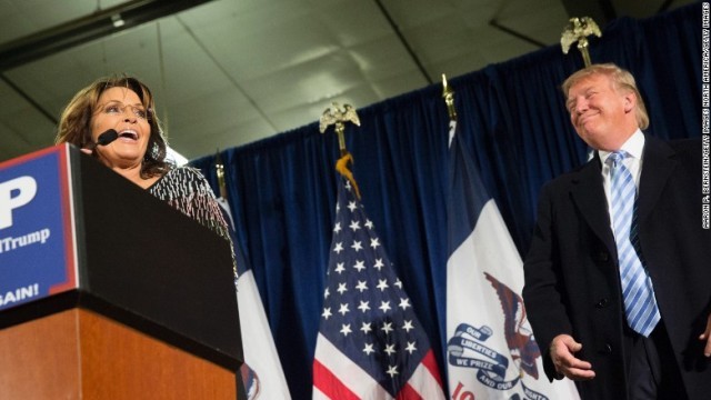 ペイリン氏、トランプ氏支持を表明 米大統領選