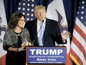 トランプ氏に追い風?ペイリン元知事が支持表明 2016年01月20日 19時08分