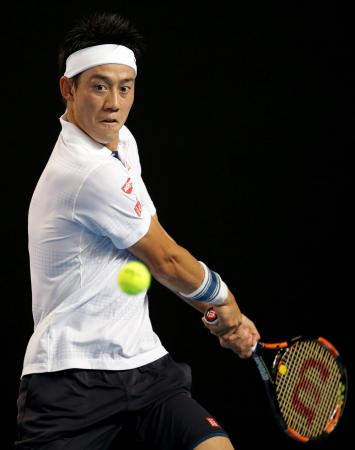 錦織が２年連続８強 ４強懸けジョコに挑戦