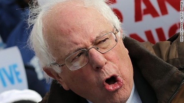 米民主党指名争い、首位のクリントン氏をサンダース氏が猛追