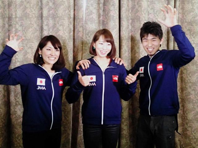 美女クライマー野口「魅力伝えたい」東京五輪追加種目へＰＲ