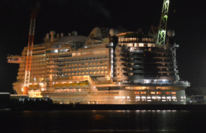 建造中の大型客船で今月３回目の火事