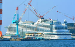 三菱重工長崎造船所で火災、今年３度目 建造中の大型客船