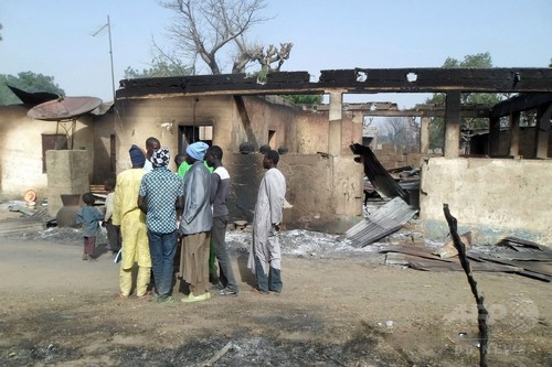 ボコ・ハラム襲撃で村が全焼、４６人死亡 ナイジェリア