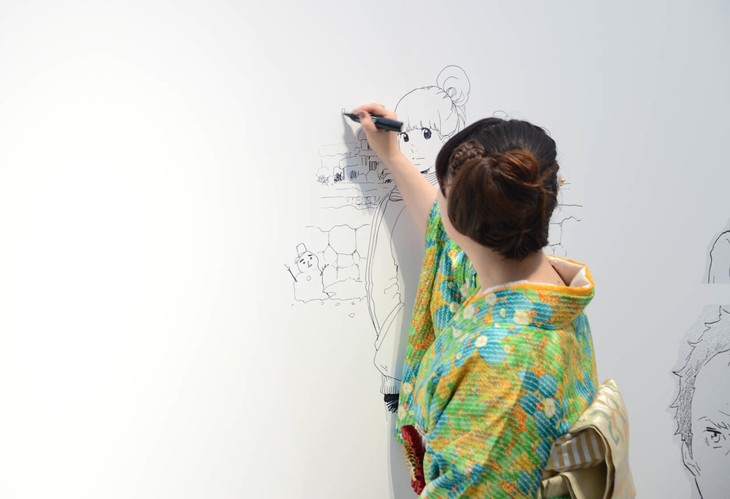 メディア芸術祭作品展が明日より、内覧会で東村アキコ「無我夢中で描いた」