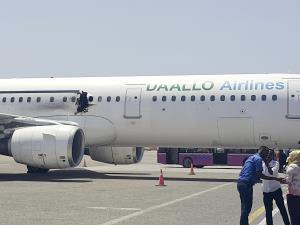 旅客機側面に穴、爆発か？ソマリアに緊急着陸 2016年02月04日 07時56分