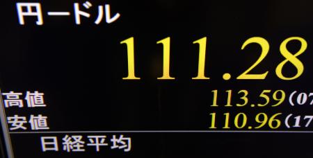 円高進行、欧州市場で一時１１０円台 日銀効果は帳消し
