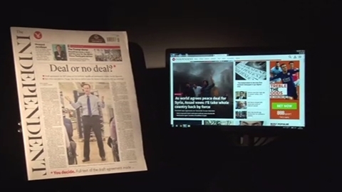 英インデペンデント、紙の新聞を３月で停止 2016年02月13日 18時23分