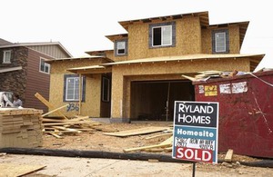 2月米住宅建設業者指数は58に低下、半年先の販売指数は小幅上昇