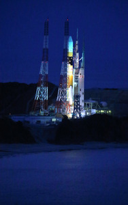 天文衛星アストロＨ、きょう夕方打ち上げ 発射台に移動