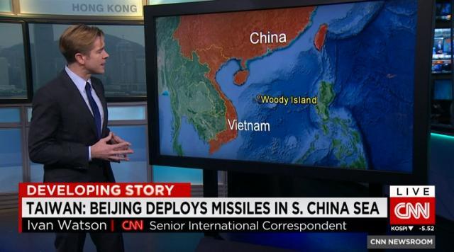 中国、南シナ海に地対空ミサイル配備 台湾当局と米軍が指摘