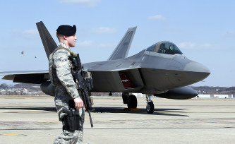 米軍Ｆ２２が飛来…来月演習でミサイル訓練か